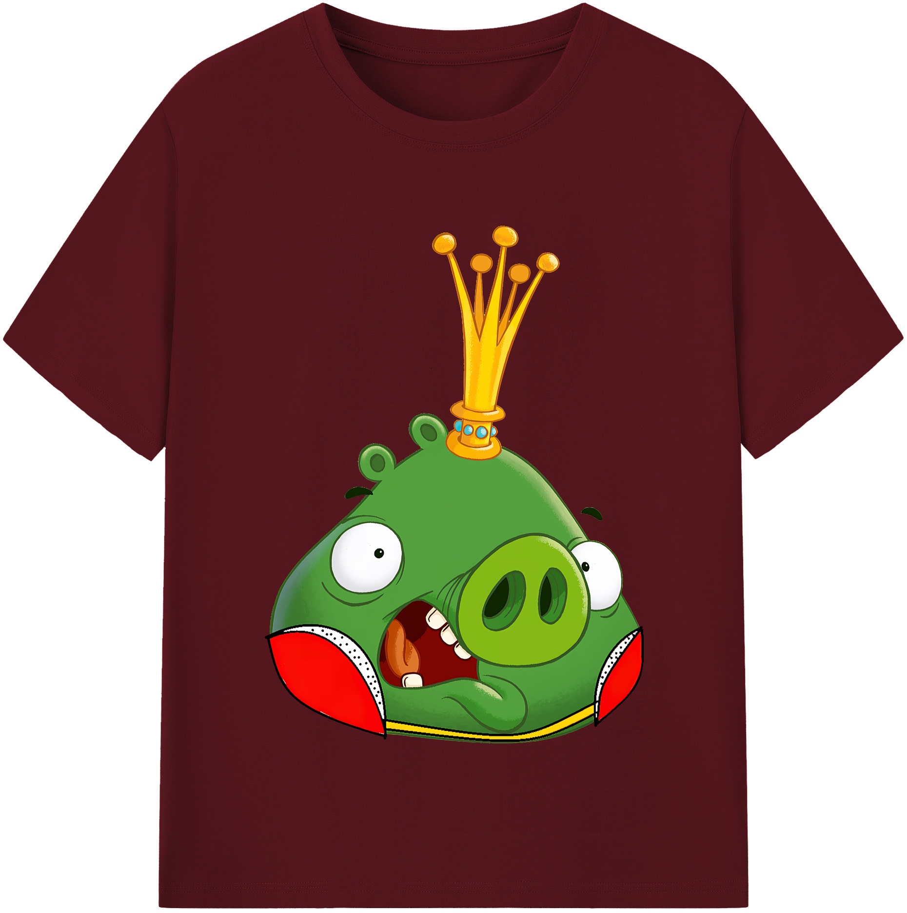（画像用） Angry Birds アングリーバード 綿100％半袖Tシャツ（フロントプリント）